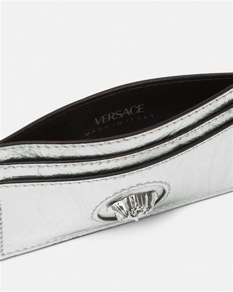 versace card holders|versace la medusa card holder.